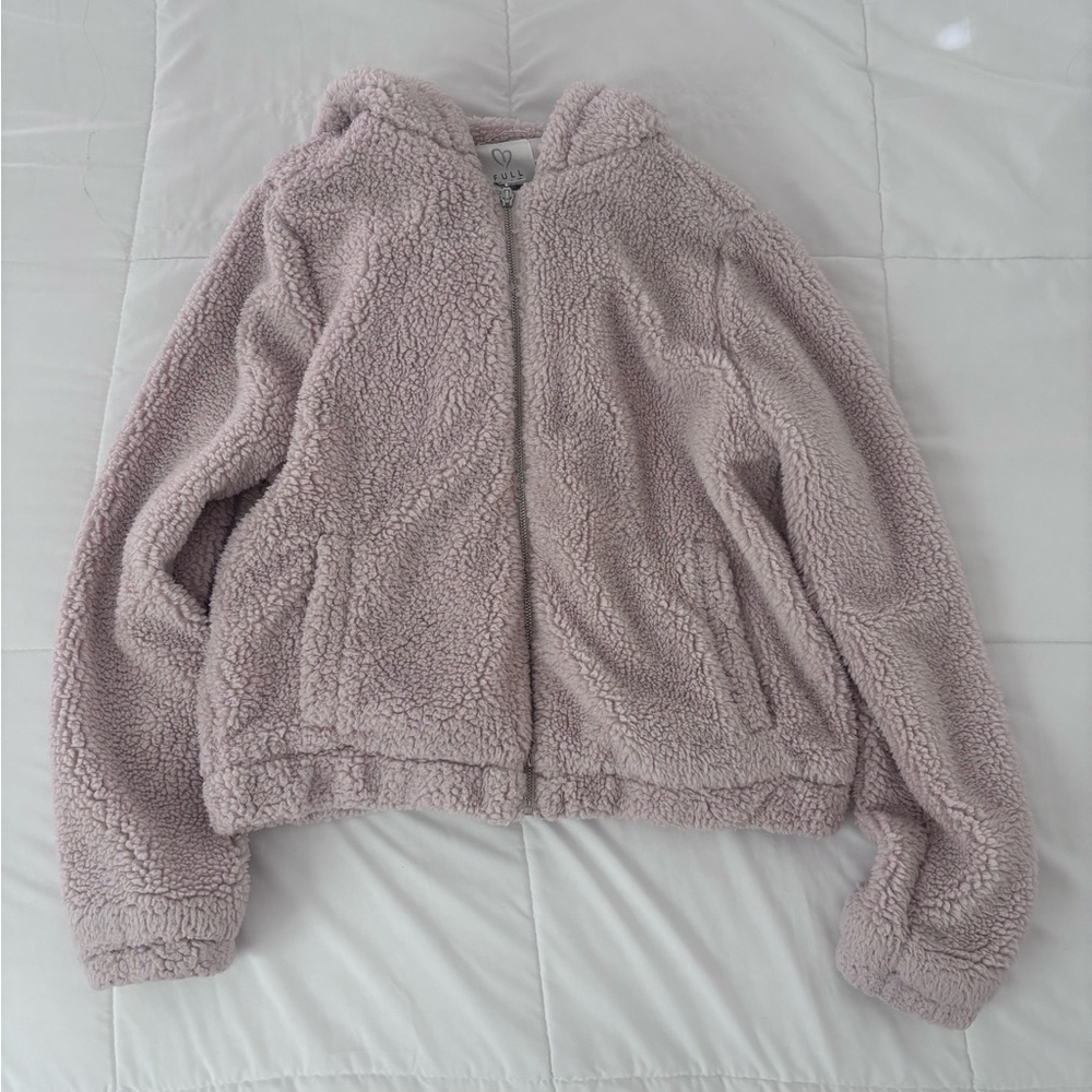 Teddy Bear Fuzzy Zip up